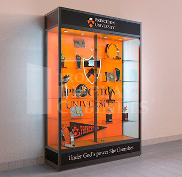 Trophy Wall Upright Display Cabinets